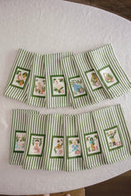 Linen Napkins in 12 Days of Christmas (set of 12)